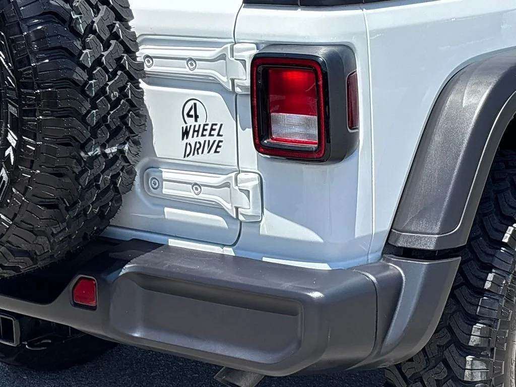 Used 2024 Bright White Clearcoat Jeep Willys image 4