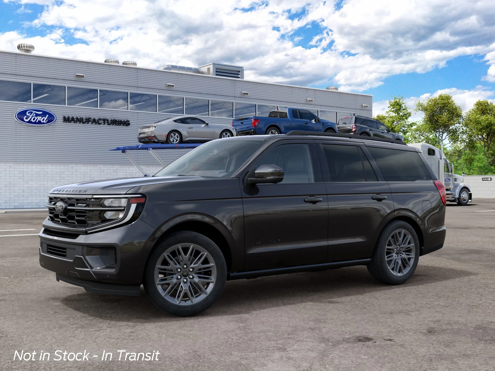 New 2027 Dark Matter Gray Metallic Ford Platinum image 1
