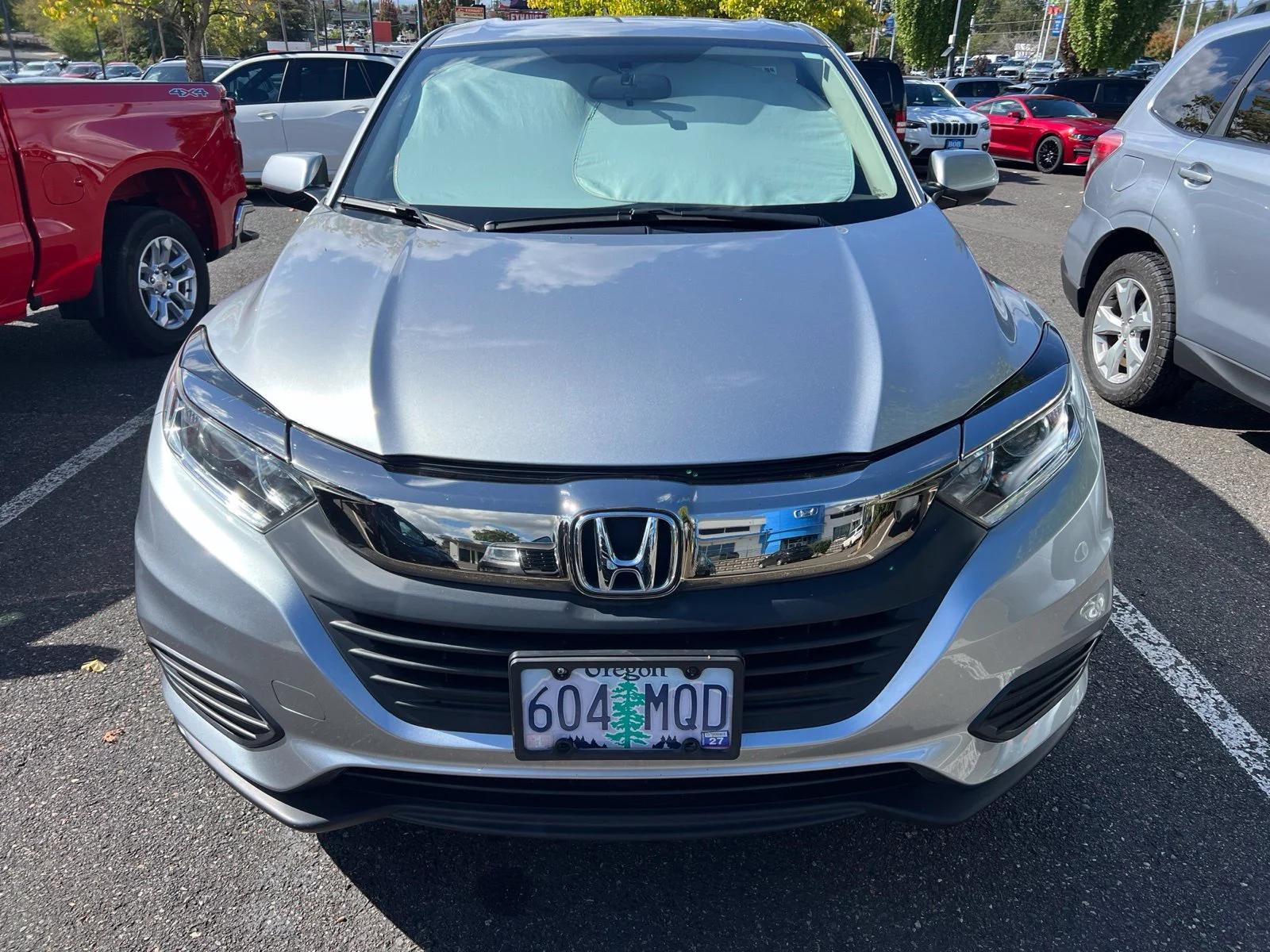 Used 2019 Lunar Silver Metallic Honda LX image 2