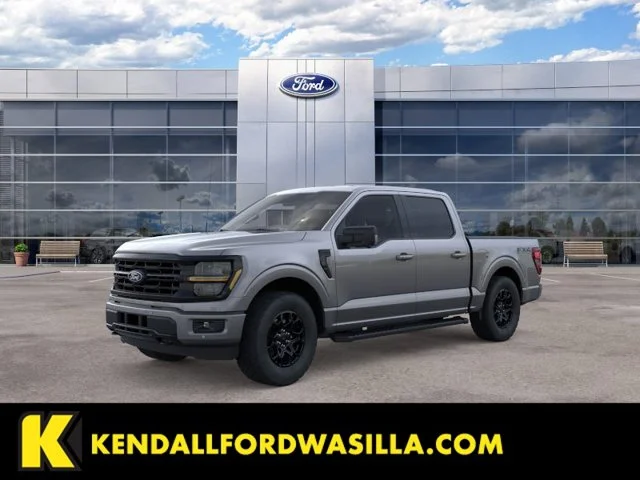 New 2026 Gray Metallic Ford XLT image 1
