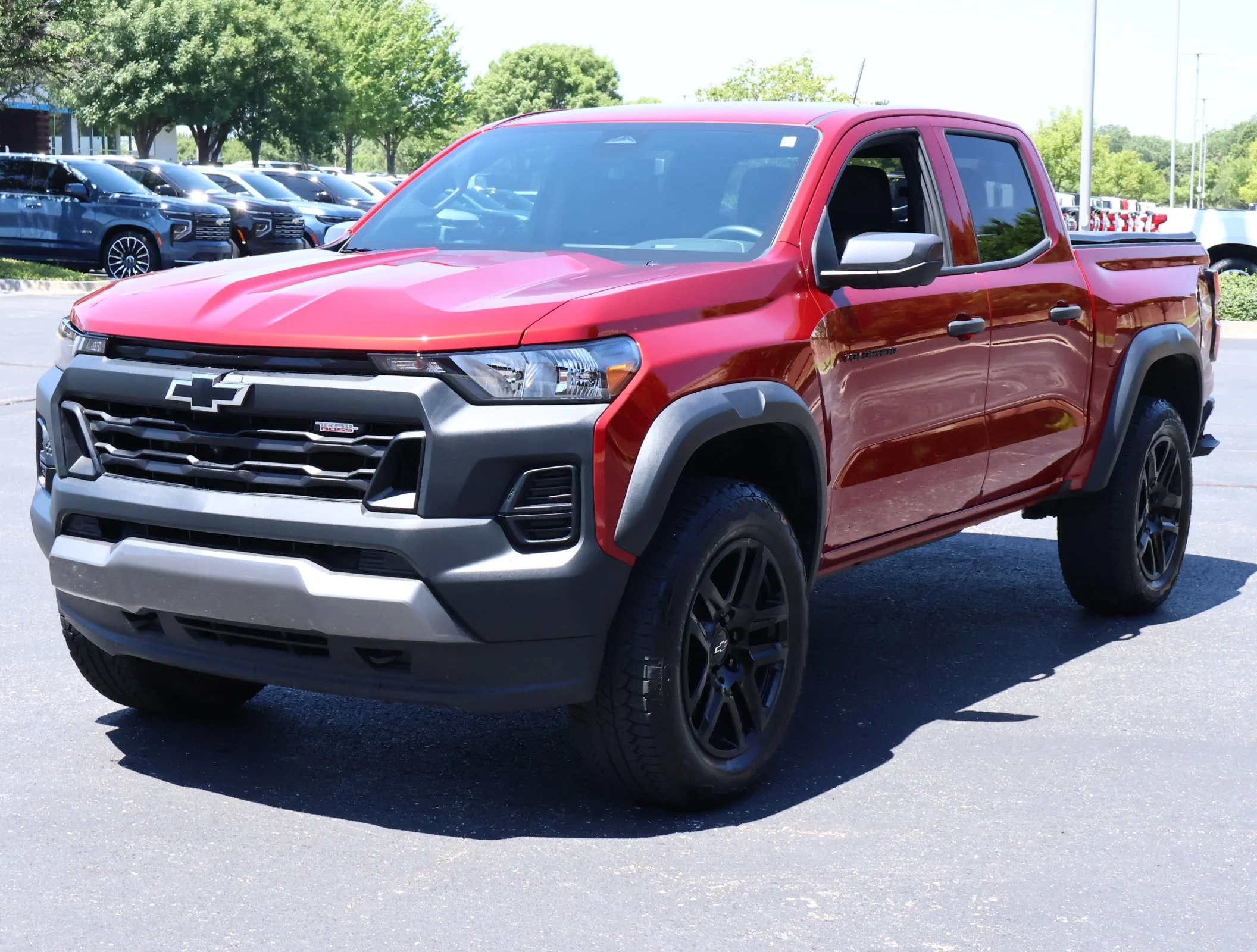 Used 2025 Radiant Red Tintcoat Chevrolet Trail Boss image 29