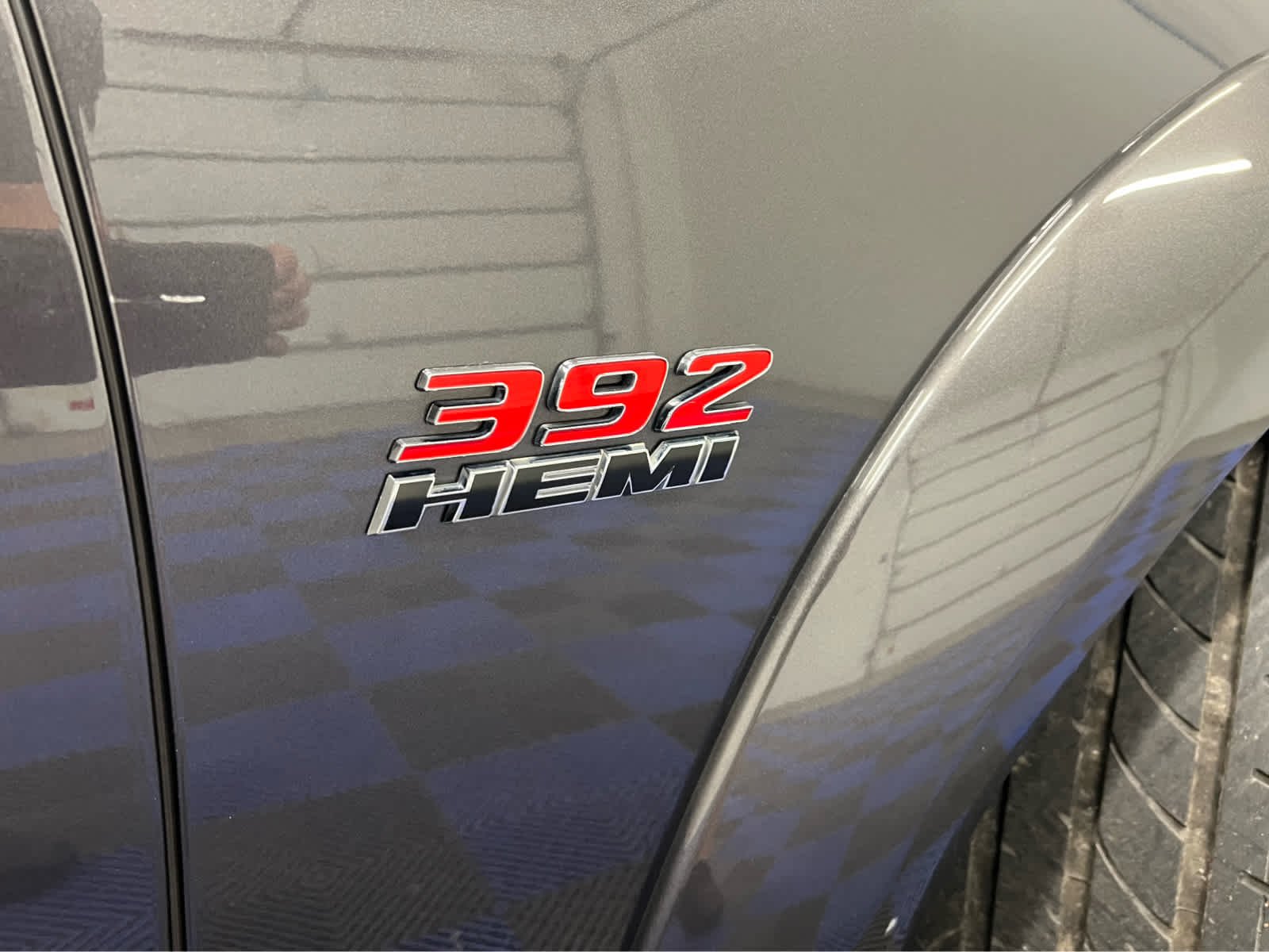 Used 2022 Granite Pearlcoat Dodge Scat Pack Widebody image 2