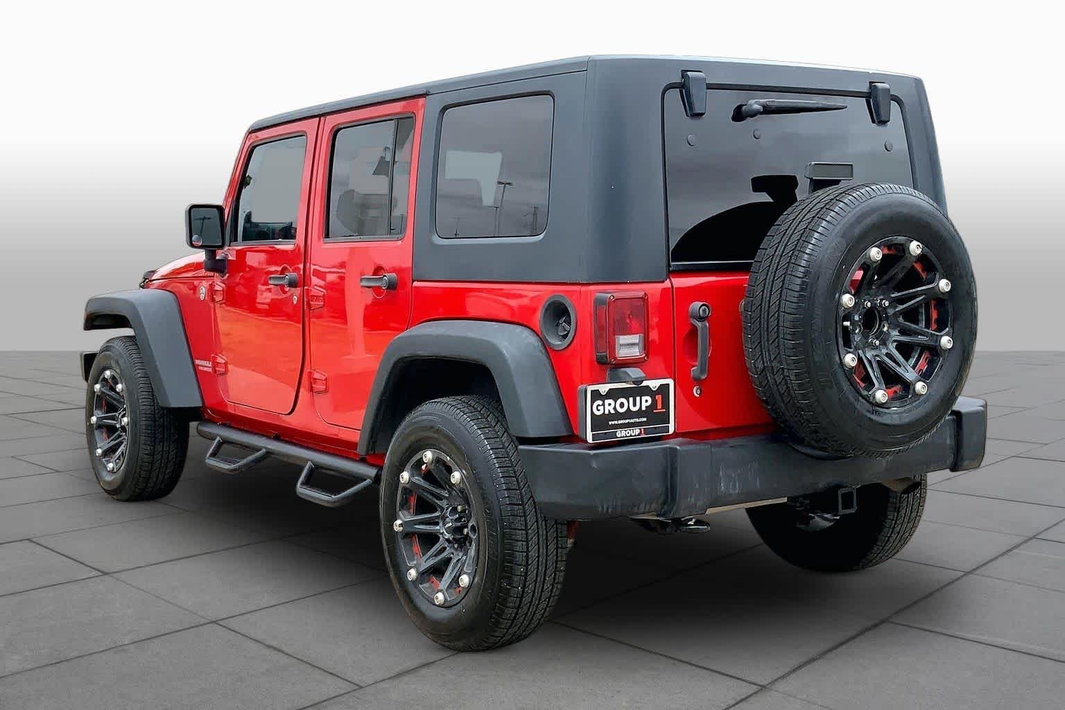 Used 2010 Flame Red Jeep Rubicon image 11