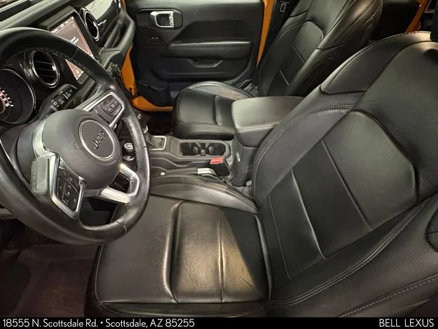 Used 2021 Yellow Jeep Unlimited Sahara Altitude image 13