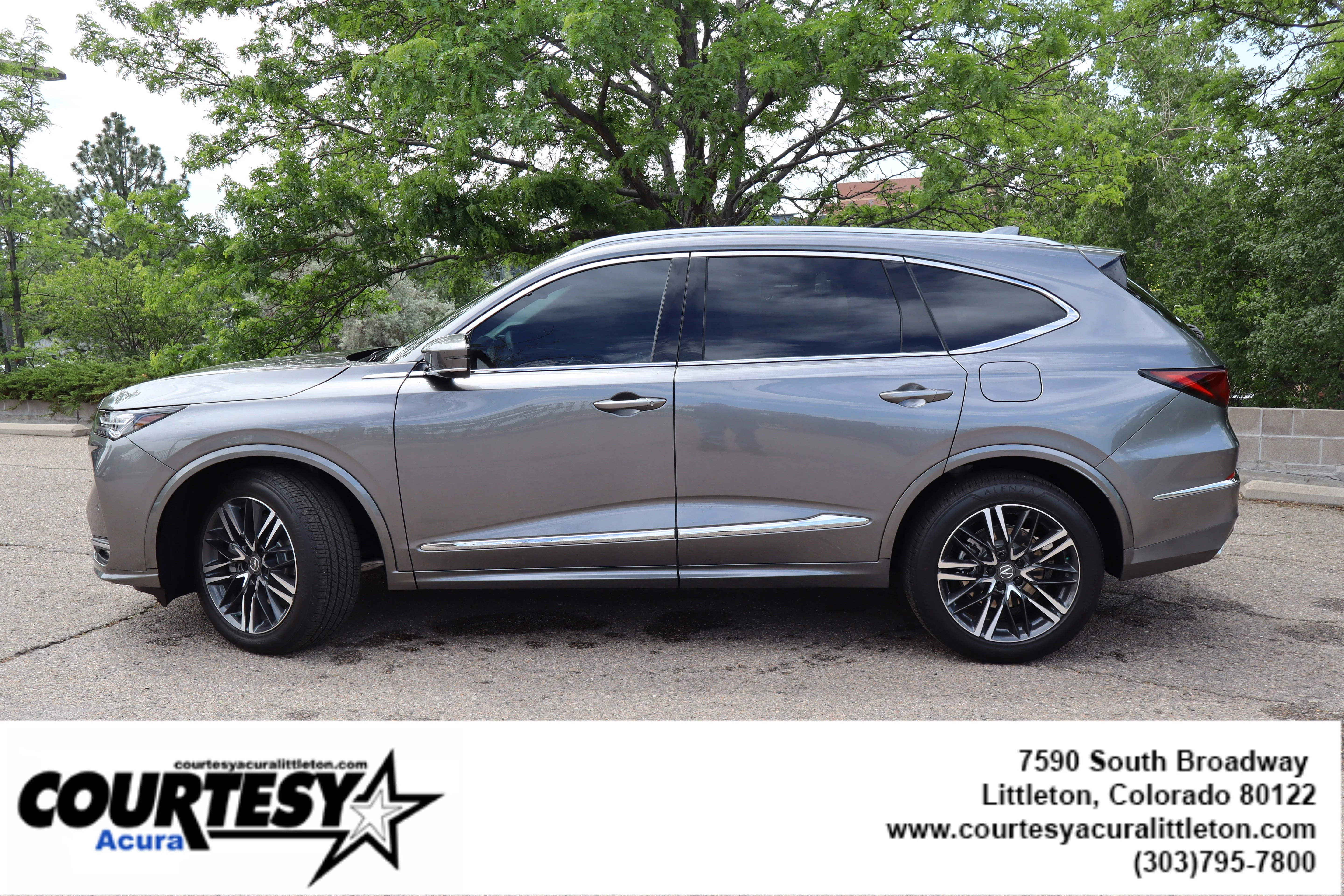 Certified Used 2026 Liquid Carbon Metallic Acura SH-AWD with Advance Package image 3