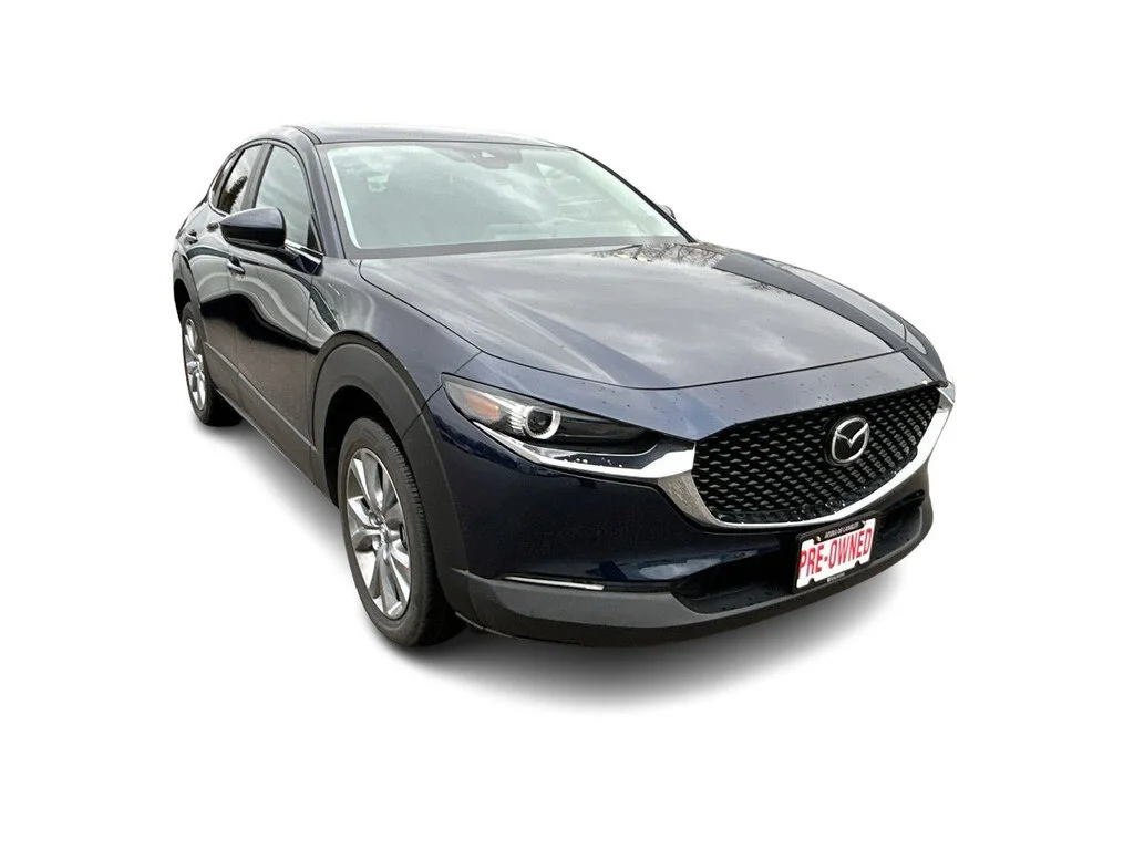 Used 2023 Deep Crystal Blue Mica Mazda GS AWD at Dilawri Certified - Low Milage - Local B image 3