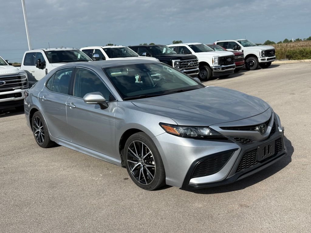 Used 2022 Silver Toyota SE image 2