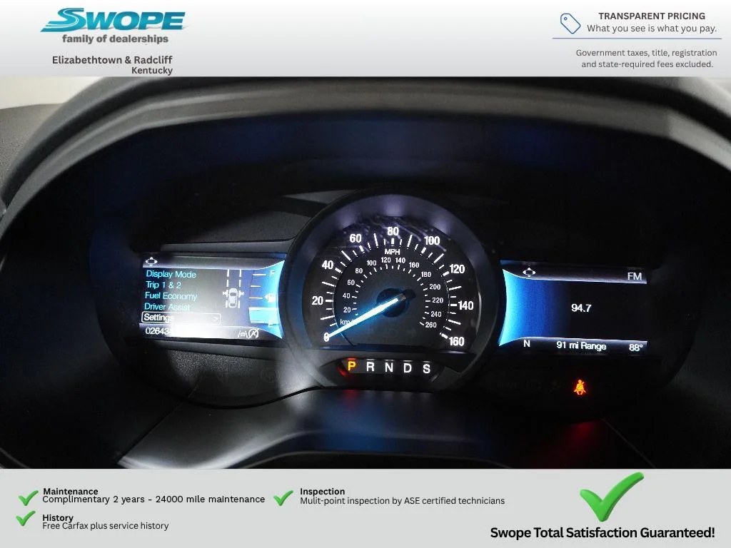Certified Used 2023 Atlas Blue Ford SEL image 23