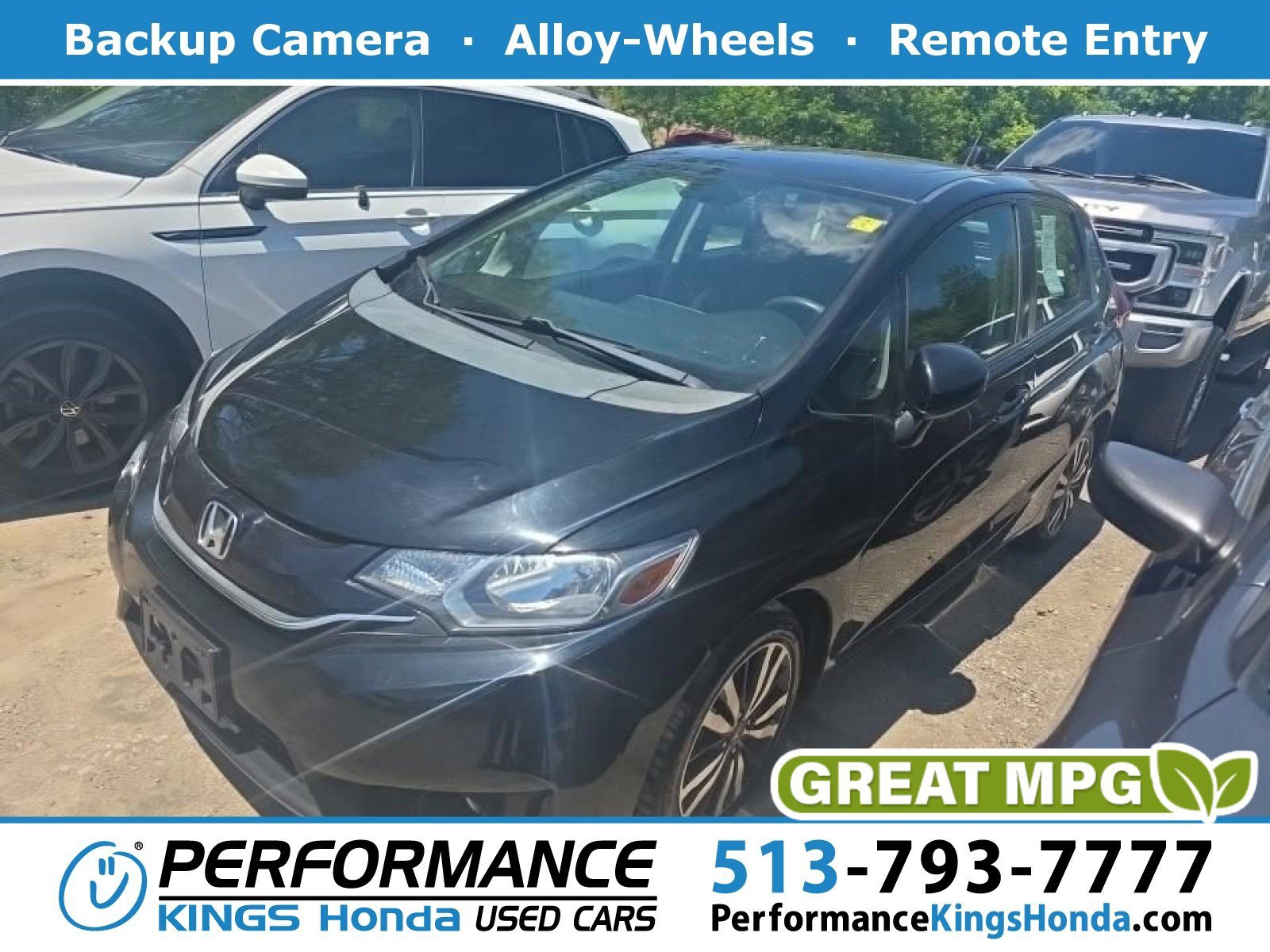 Used 2015 Crystal Black Pearl Honda EX image 1