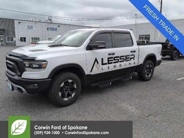 Used 2022 Bright White Clearcoat Ram Rebel image 1