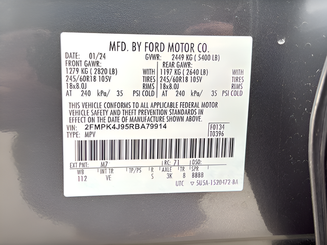 Used 2024 Gray Ford SEL image 26