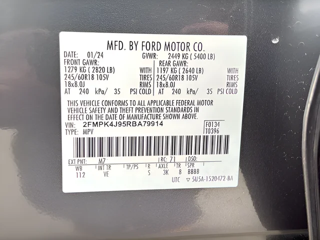 Used 2024 Gray Ford SEL image 26
