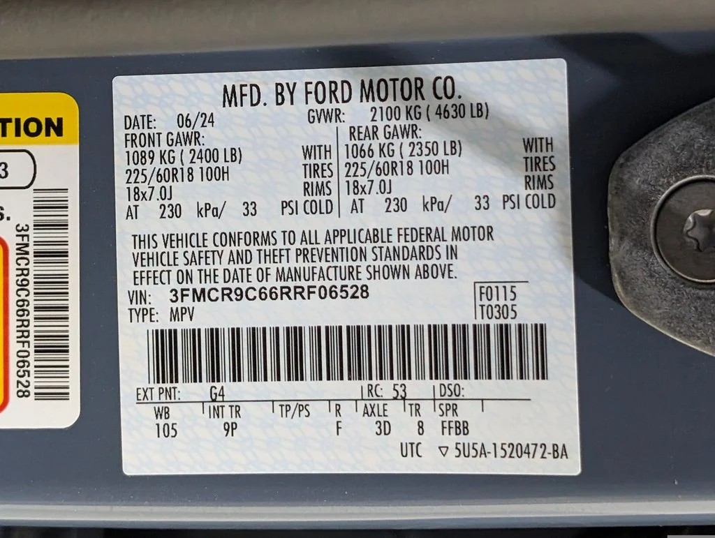Certified Used 2024 Azure Gray Metallic Ford Outer Banks image 25