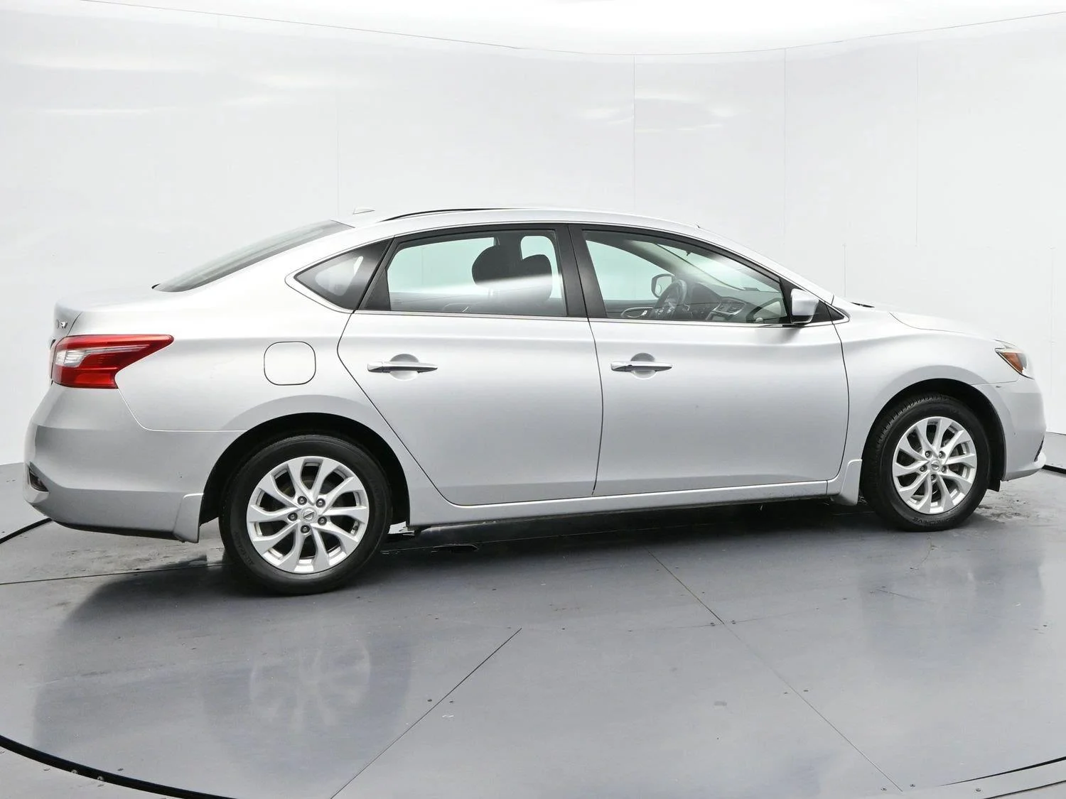 Used 2019 Brilliant Silver Metallic Nissan SV image 8