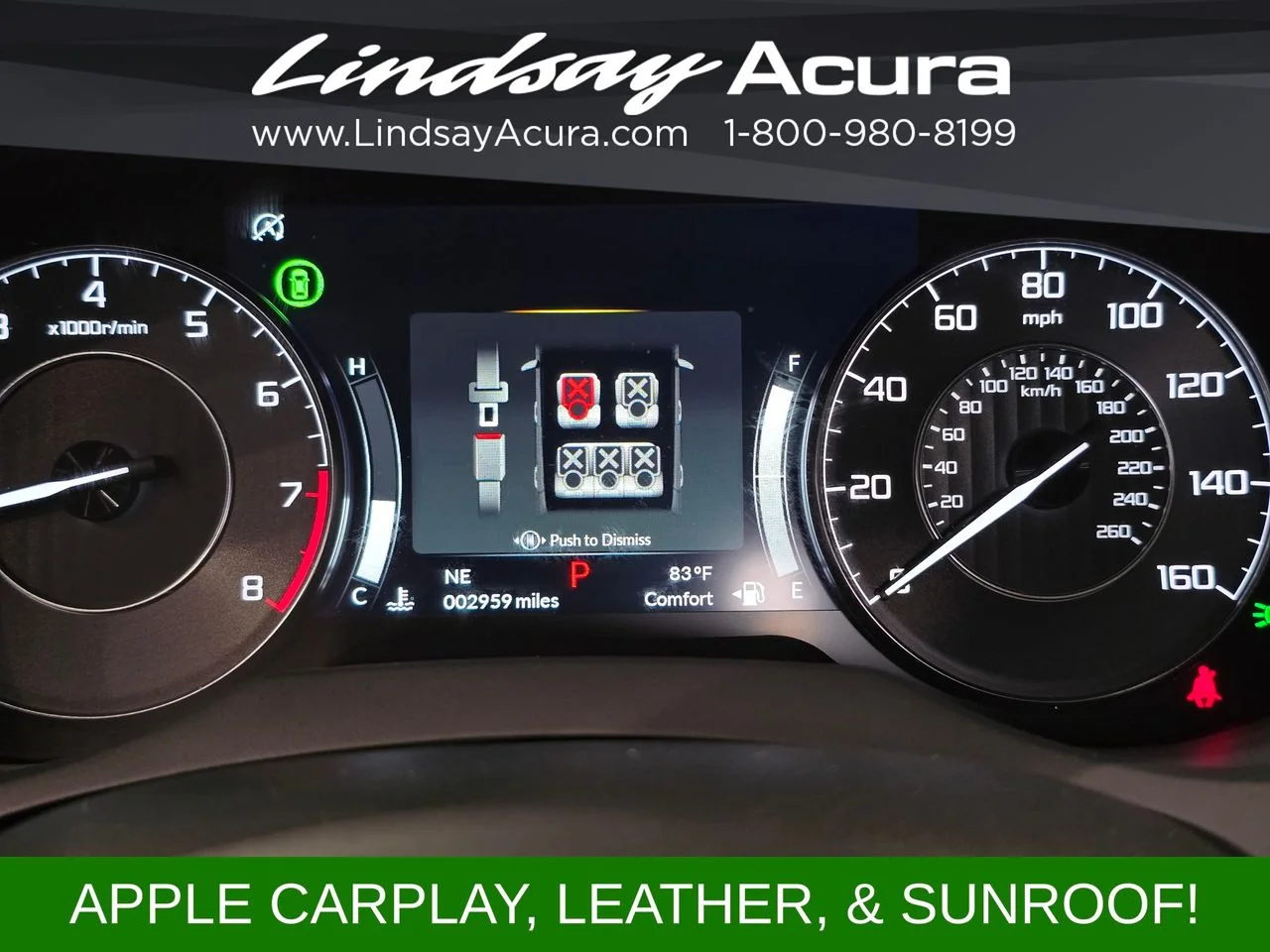 Used 2025 Platinum White Pearl Acura Base image 14