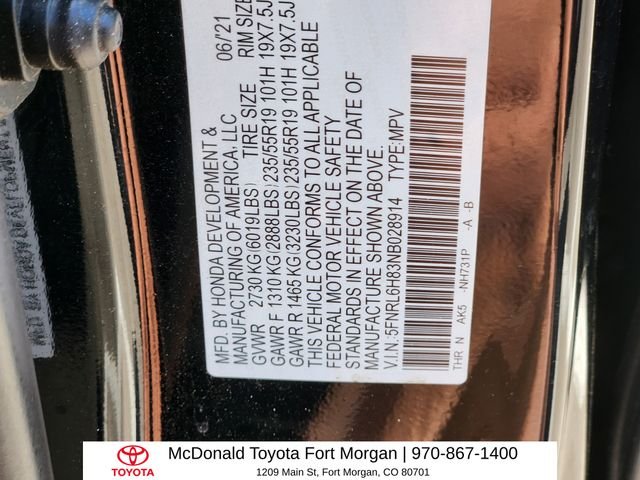 Used 2022 Black Honda Touring image 24