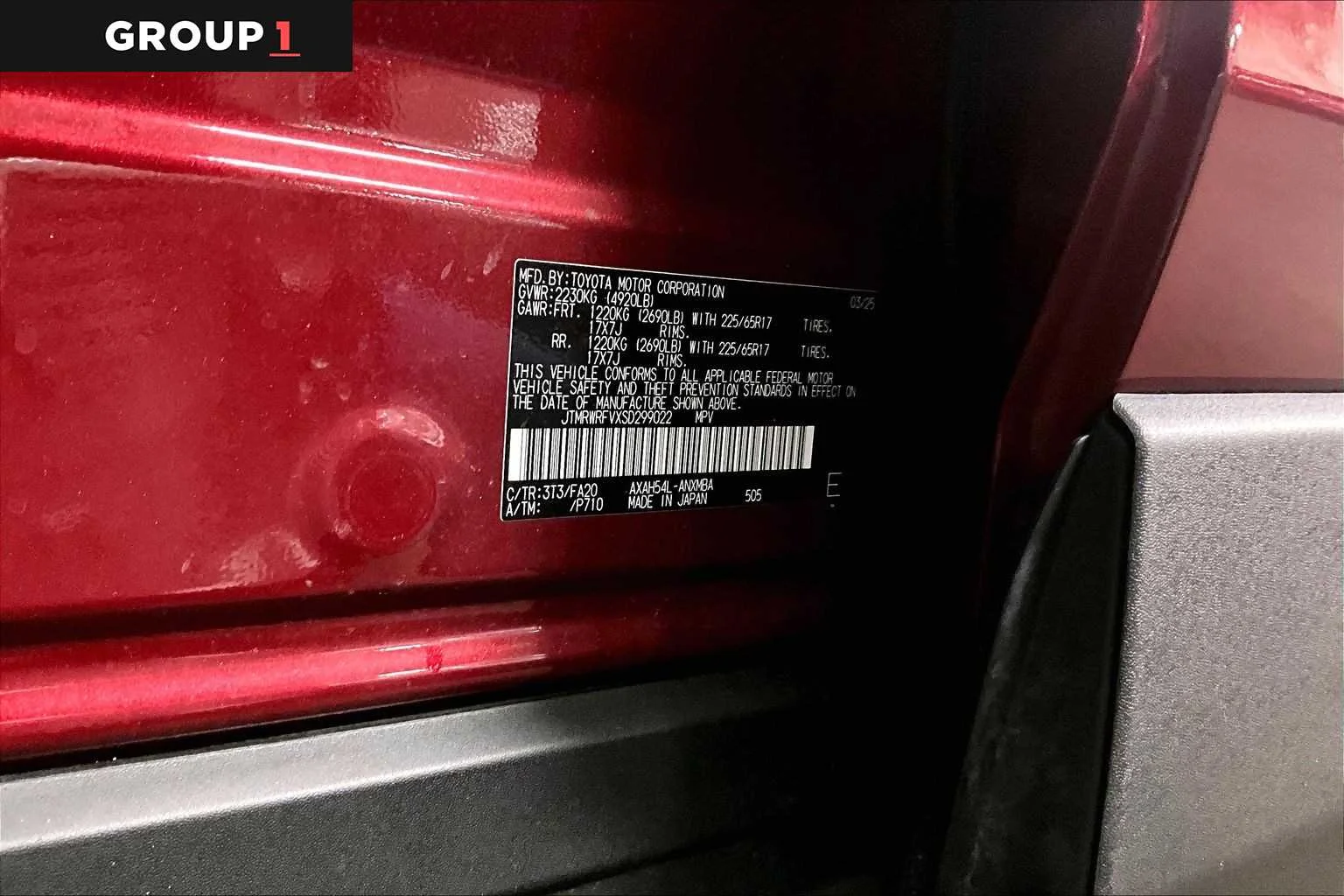 Certified Used 2025 Ruby Flare Pearl Toyota Hybrid XLE image 37