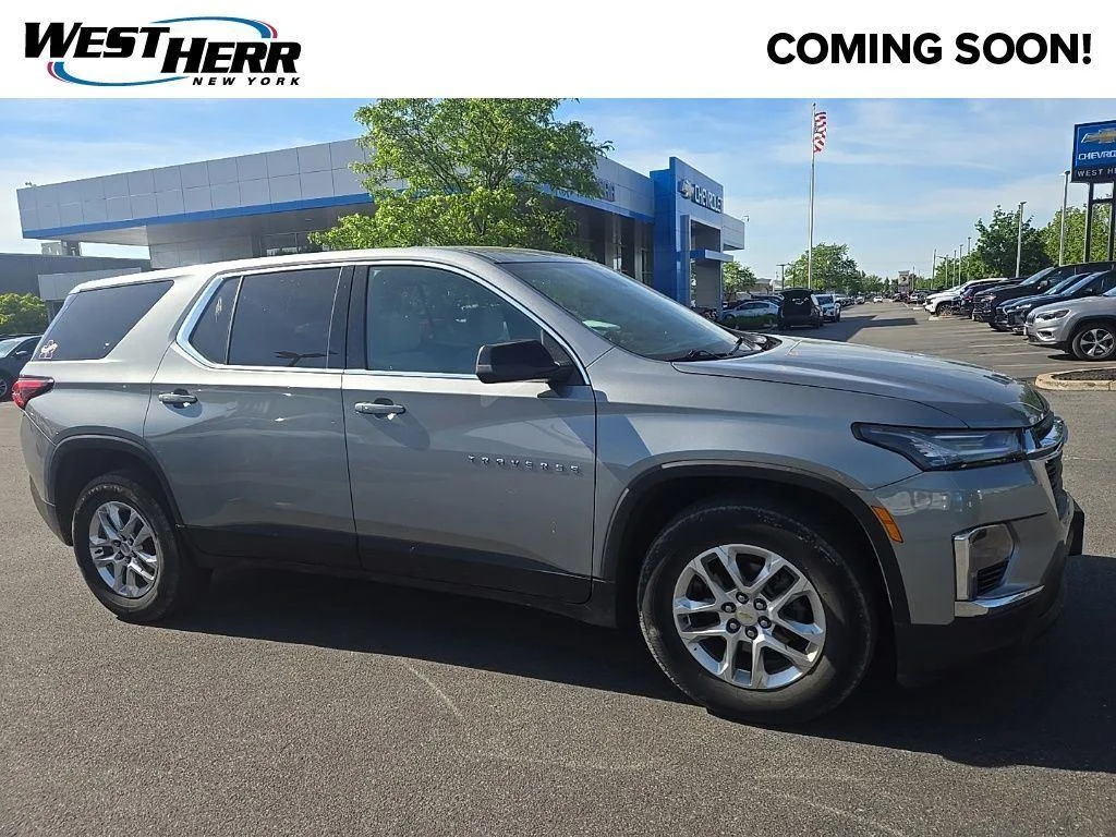 Used 2023 Sterling Gray Metallic Chevrolet LS image 1