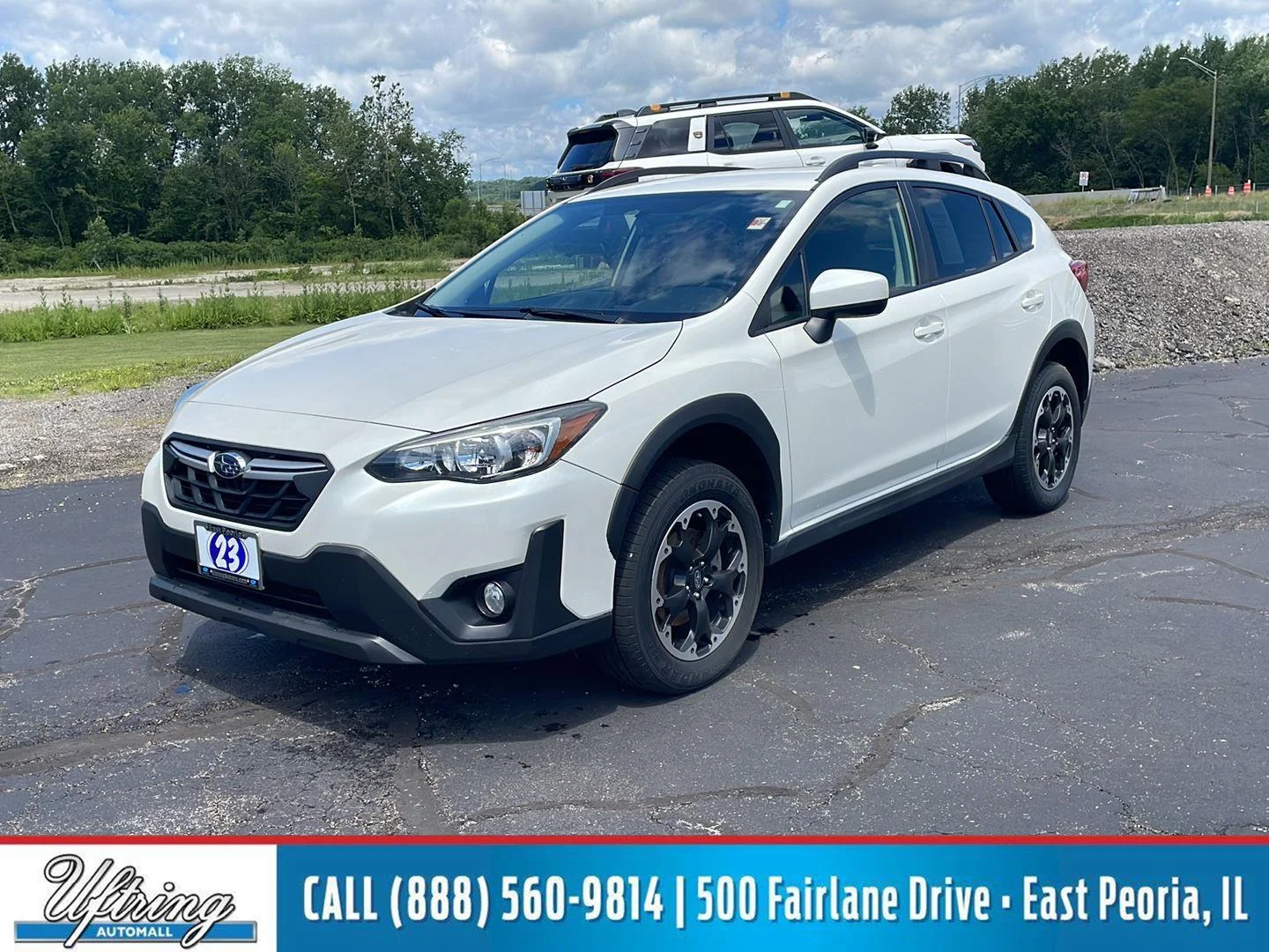Used 2023 Crystal White Pearl Subaru Premium image 1
