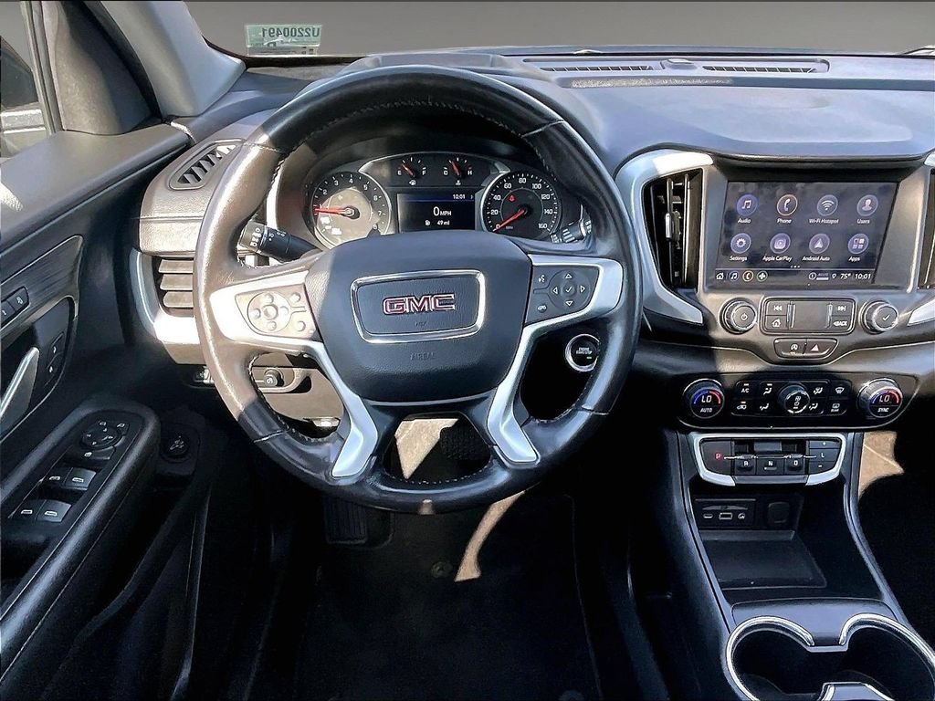 Used 2022 EBONY TWILIGHT METALLIC GMC SLT image 16