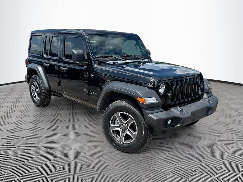 Used 2022 Black Jeep Unlimited Sport S image 4