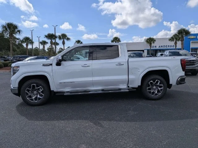 New 2026 Glacier White Tricoat GMC SLT image 6