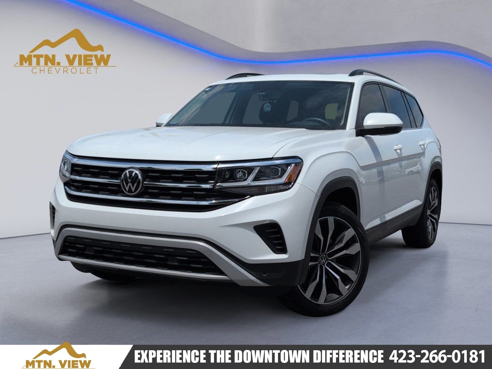 Pre-Owned 2022 Volkswagen Atlas 3.6L V6 SE w/Technology 4D Sport