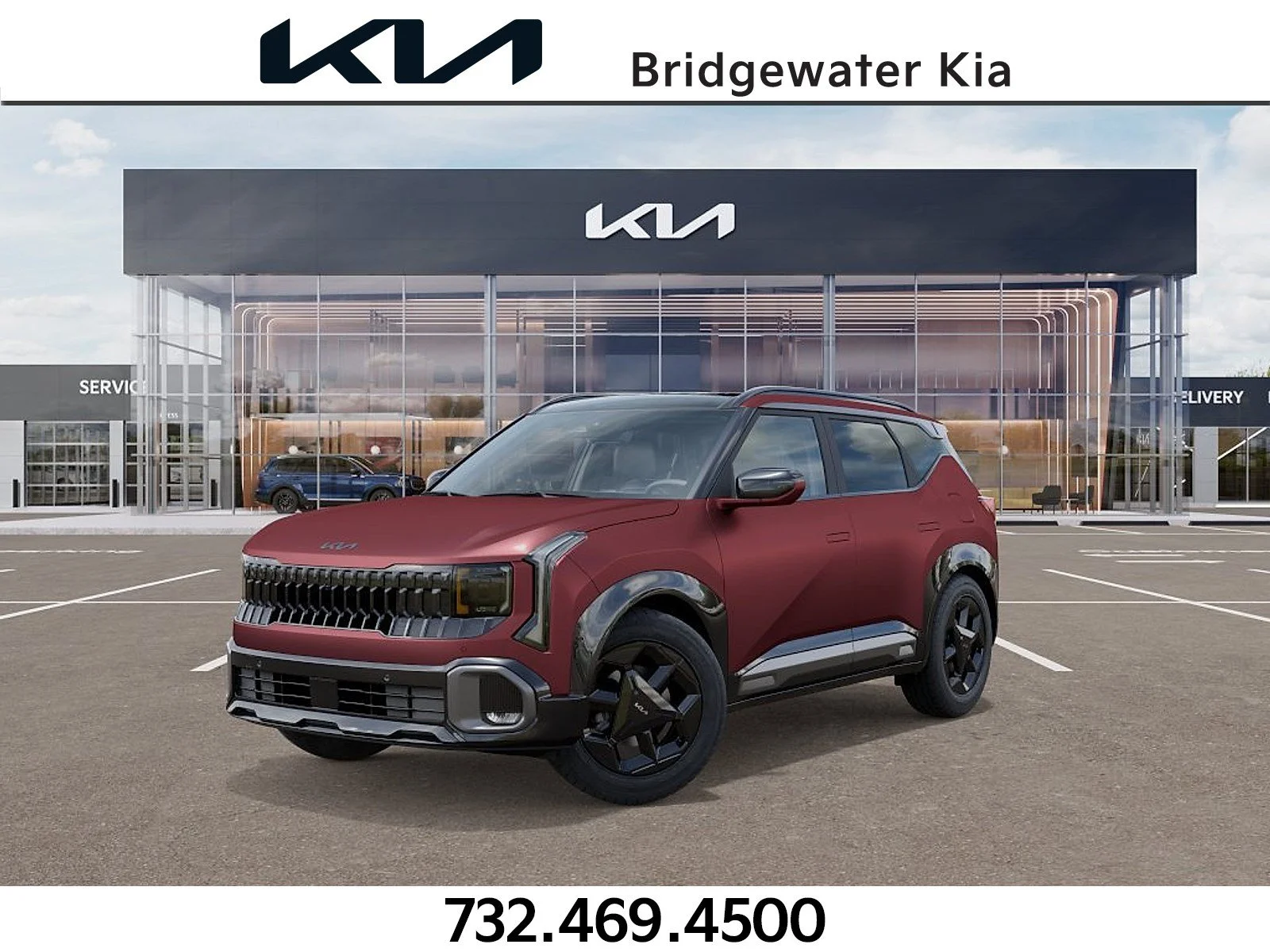 New 2027 Magma Red Matte Kia X-Line S image 1