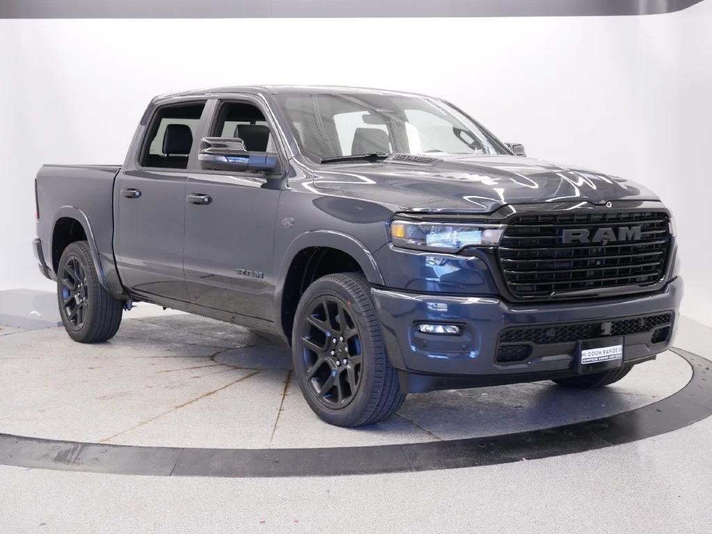 New 2027 Forged Blue Metallic Exterior Paint Ram Laramie image 8