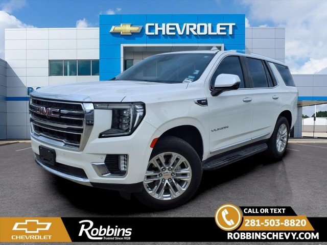 White Frost Tricoat 2023 GMC Yukon SUV / Crossover 4X2 10-Speed Automatic