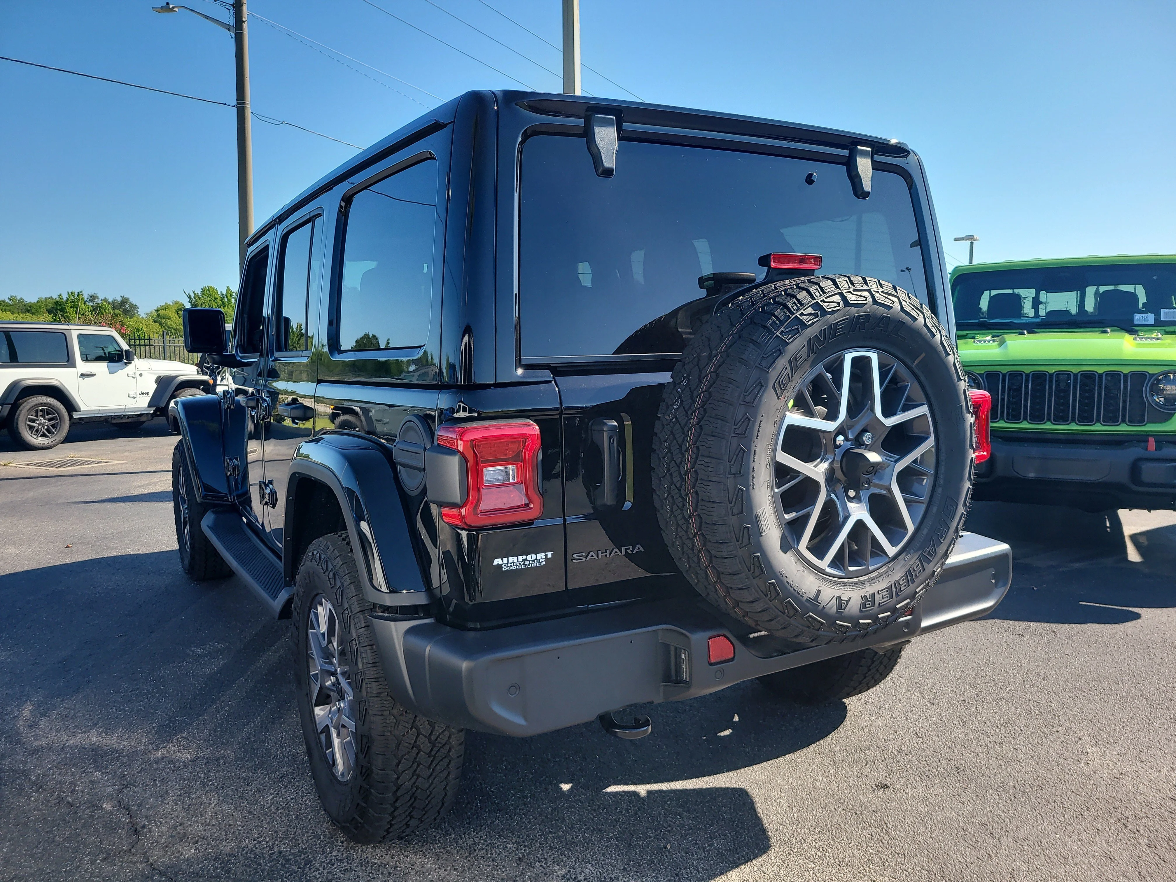 New 2026 Black Clearcoat Jeep Sahara image 7