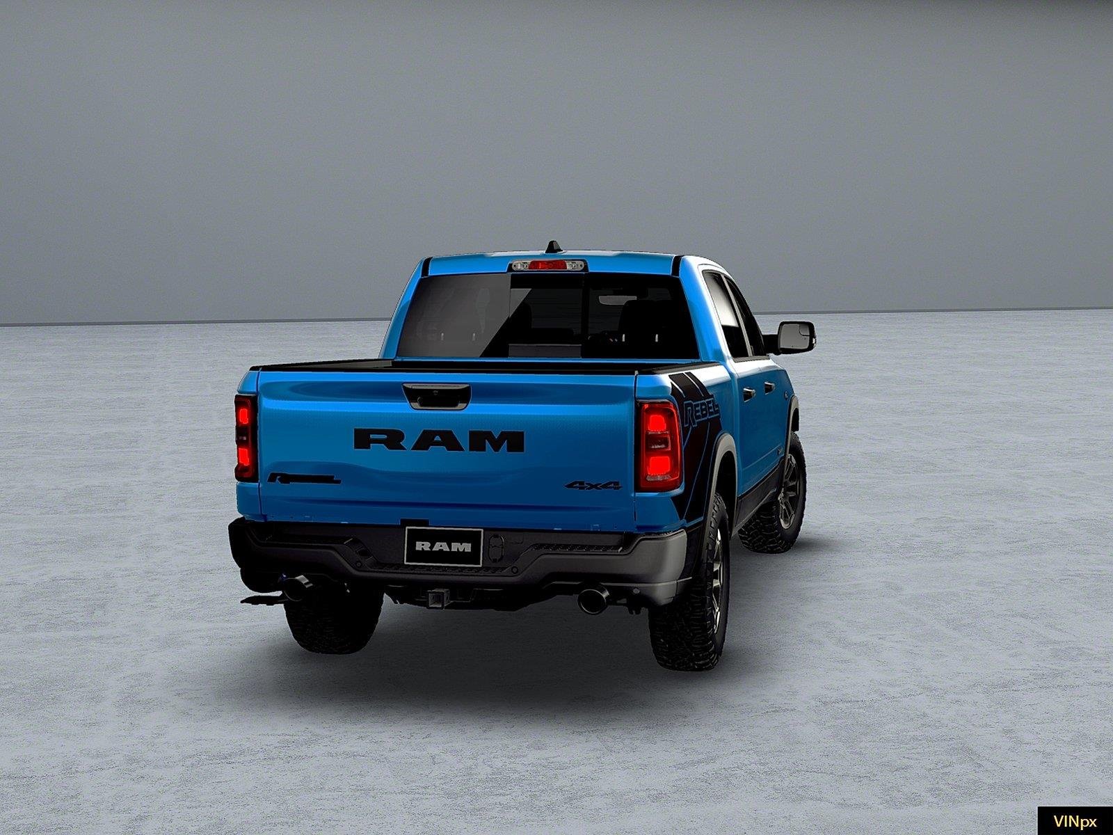 New 2026 Hydro Blue Pearl-Coat Exterior Paint RAM Rebel image 14