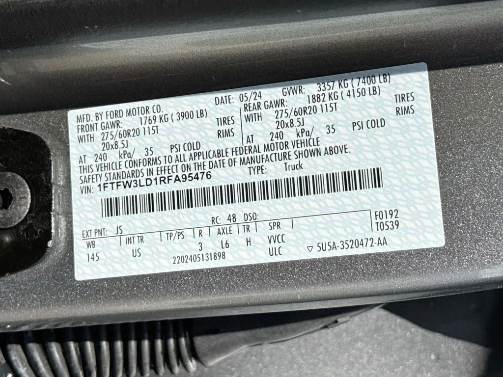 Certified Used 2024 Iconic Silver Metallic Ford XLT image 24