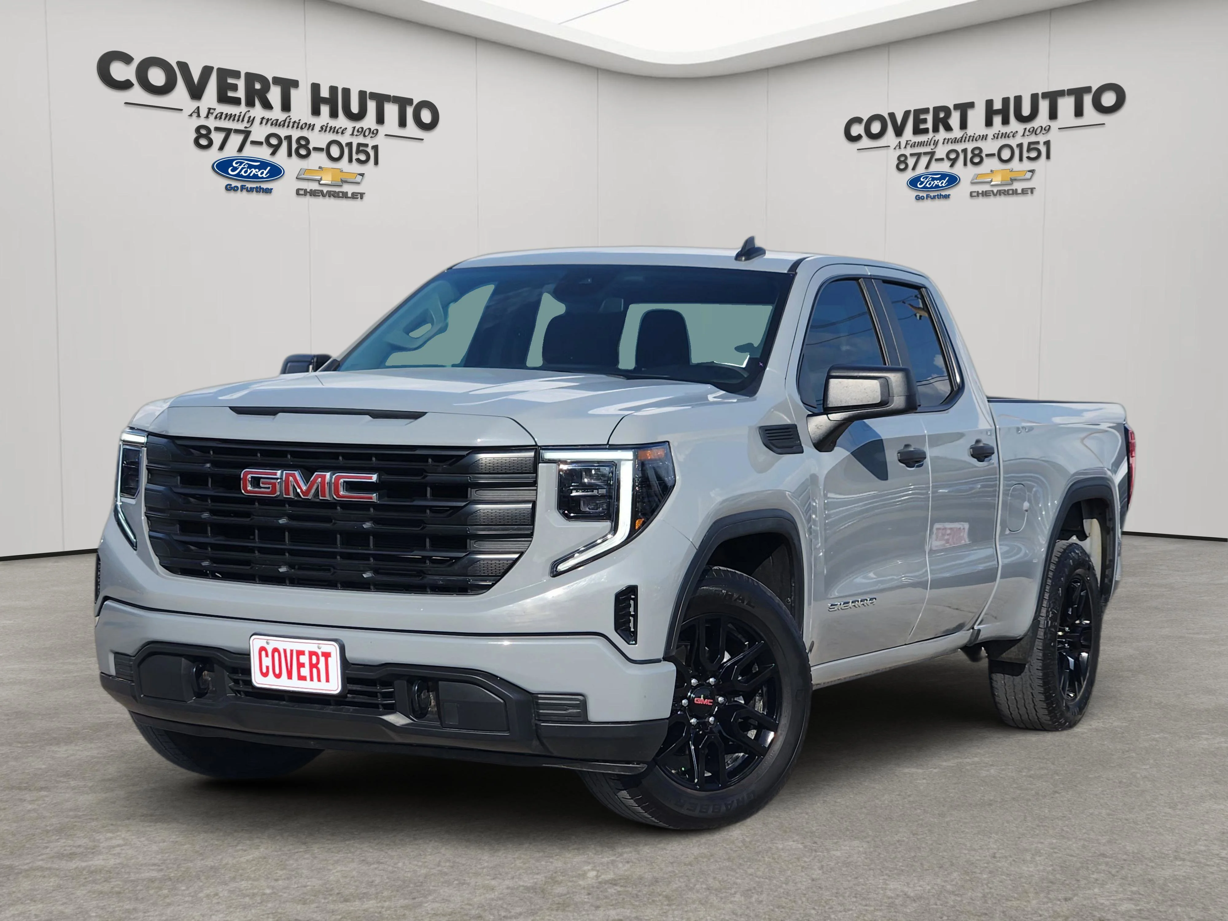 Used 2024 Thunderstorm Gray GMC Pro image 1