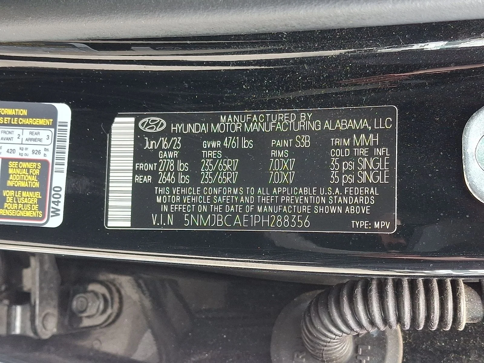 Used 2023 Black Hyundai SEL image 25