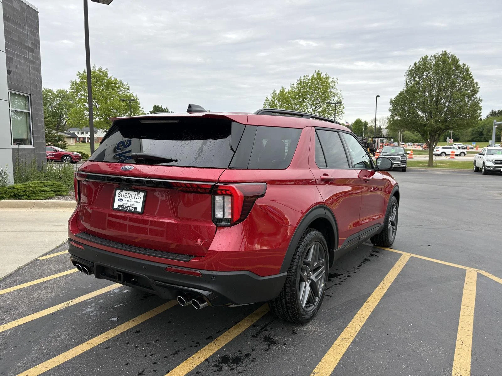 New 2026 Rapid Red Metallic Tinted Clearcoat Ford ST image 6