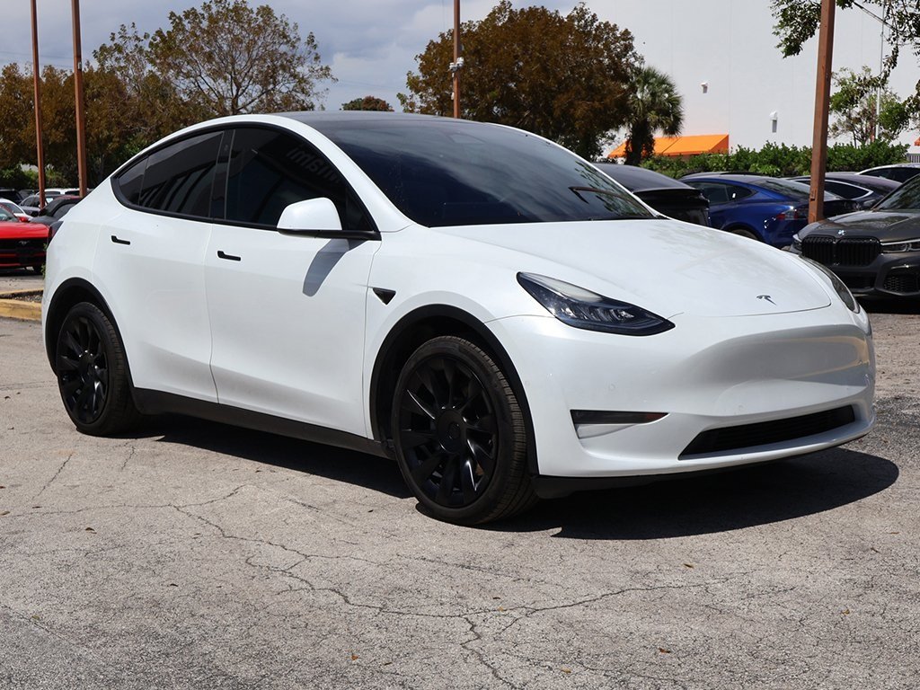Used 2023 Tesla Model Y Long Range with VIN 7SAYGDEE9PA024187 for sale in Miami, FL