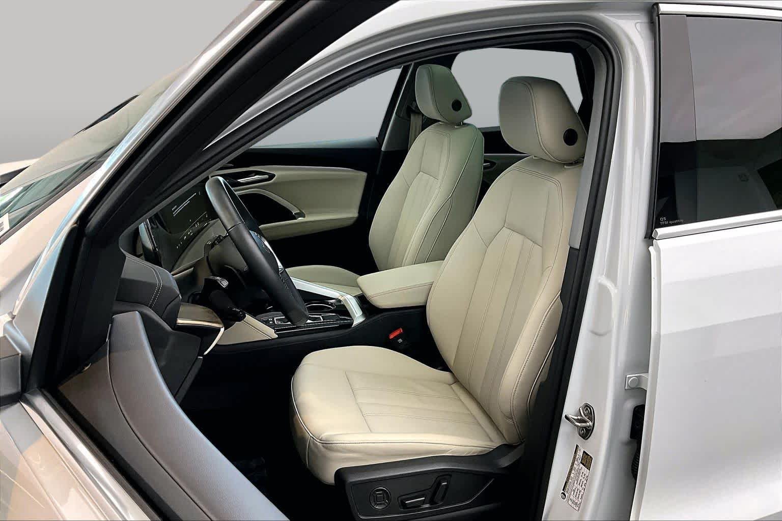 Used 2025 Glacier White Metallic Audi Premium Plus image 8