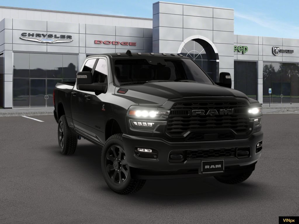 New 2026 Diamond Black Crystal Pearl-Coat Exterior Paint RAM Big Horn image 12