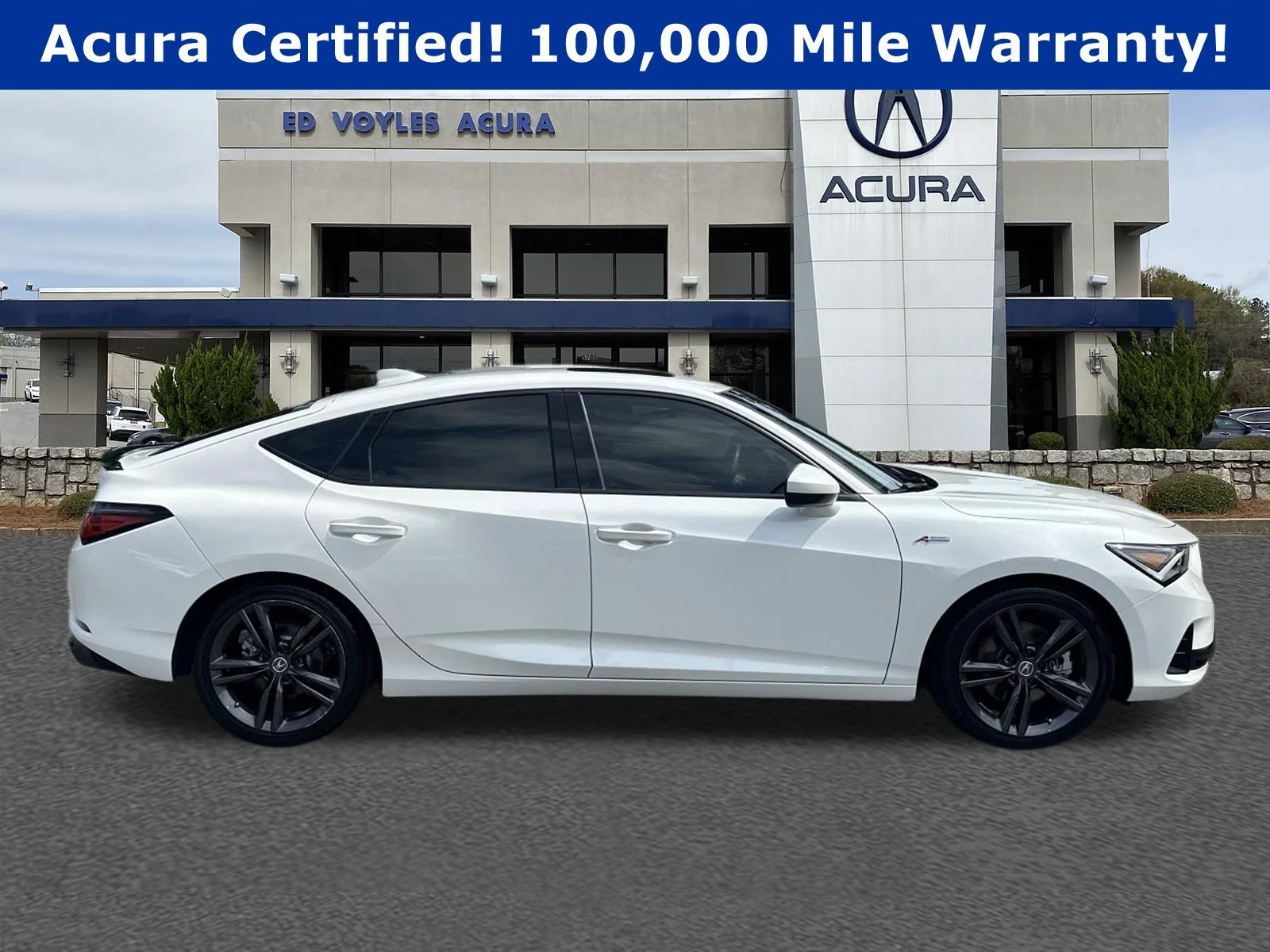 Certified Used 2024 Platinum White Pearl Acura A-SPEC image 4