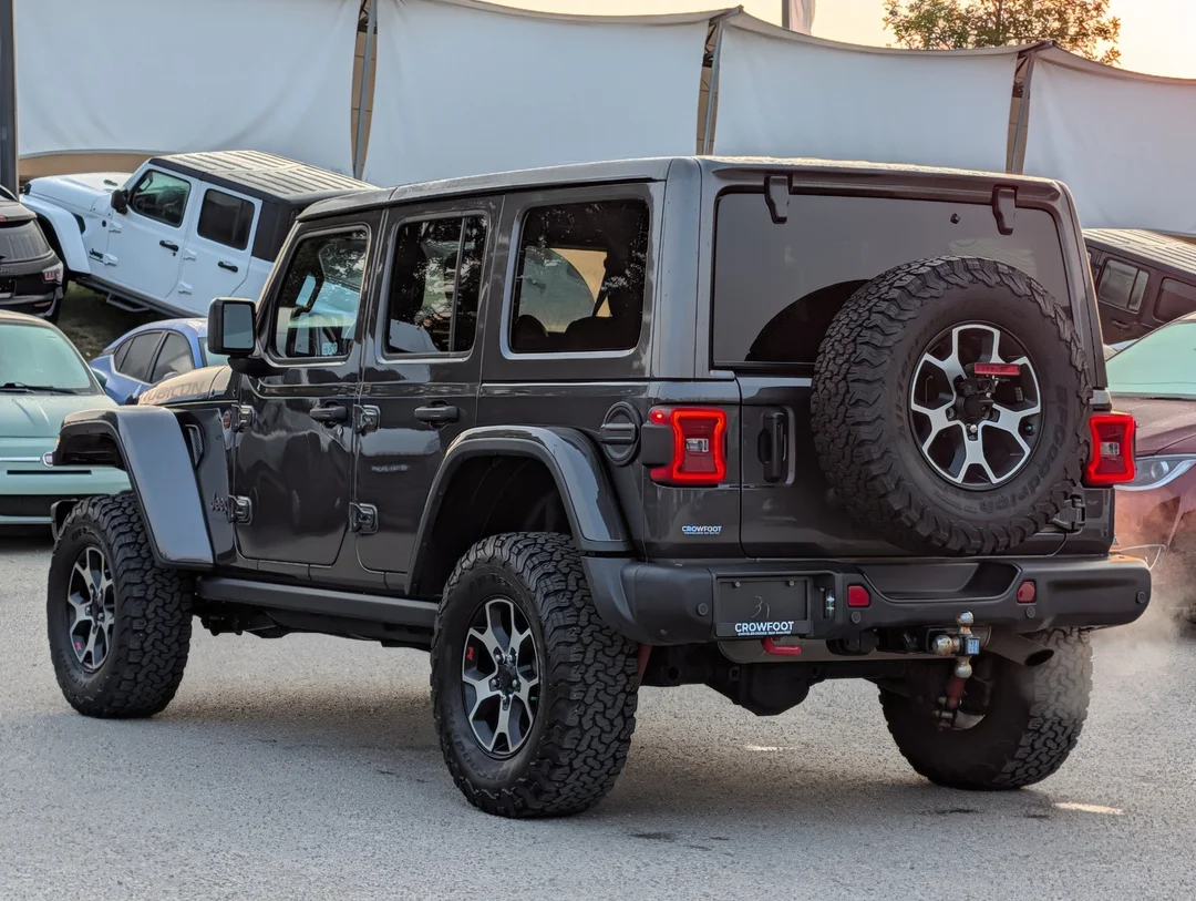 Certified Used 2021 Grey Jeep Unlimited Rubicon - - 4x4 - Leather - Cold Weather Grp - Trailer Tow - LED Grp & More! image 6