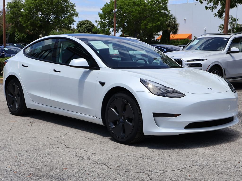 Used 2023 Tesla Model 3 Base with VIN 5YJ3E1EA0PF548114 for sale in Miami, FL