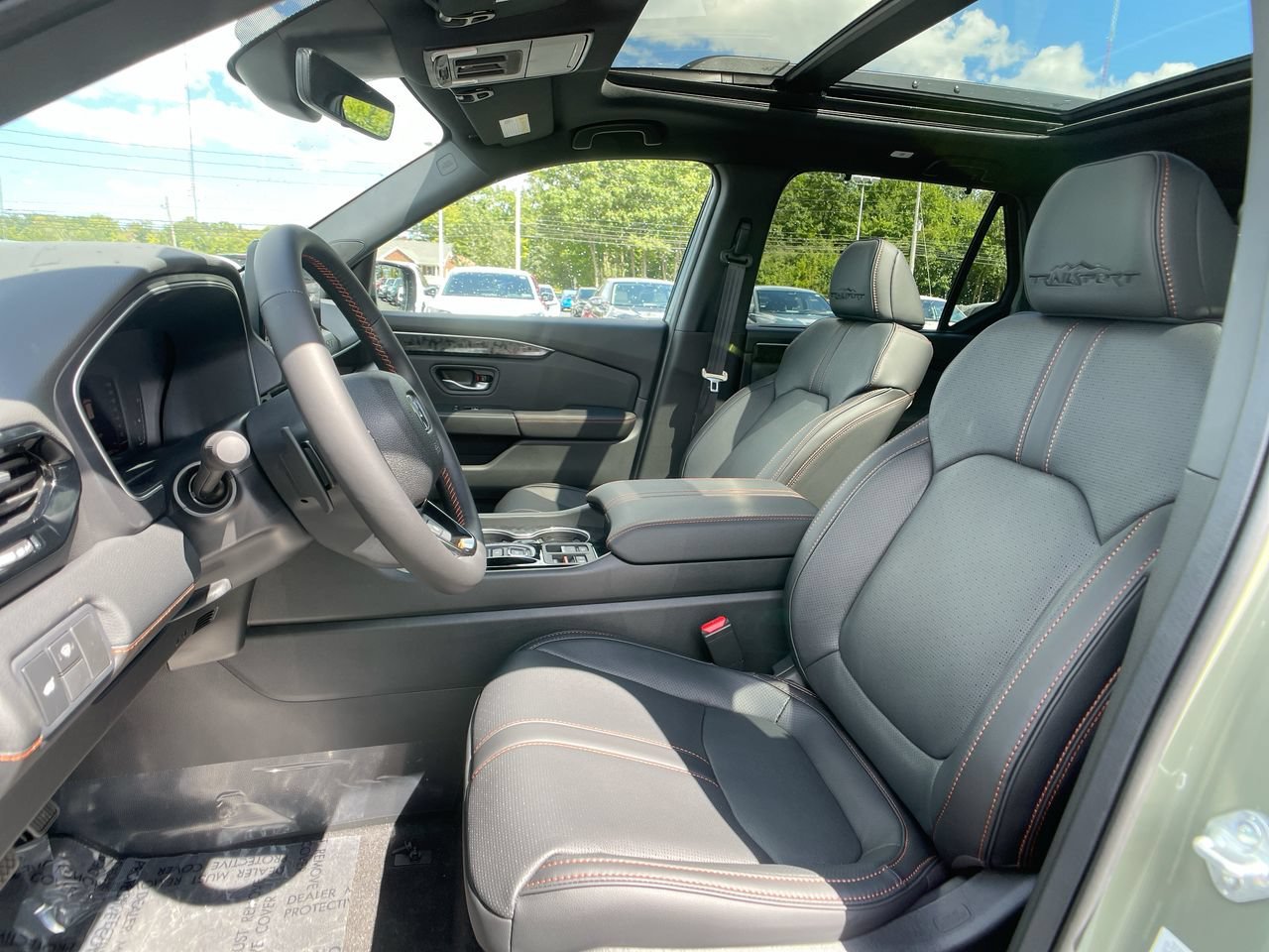 New 2026 Ash Green Metallic Honda TrailSport Blackout Elite image 11