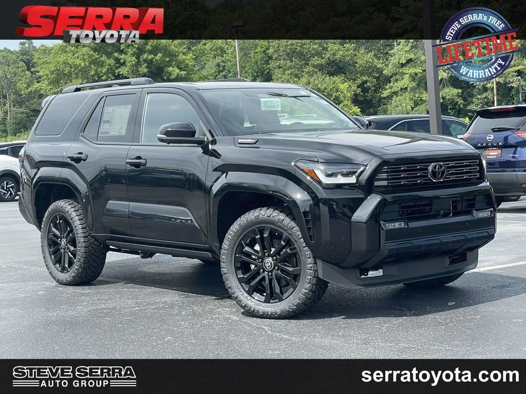 New 2026 Black Toyota Platinum image 1