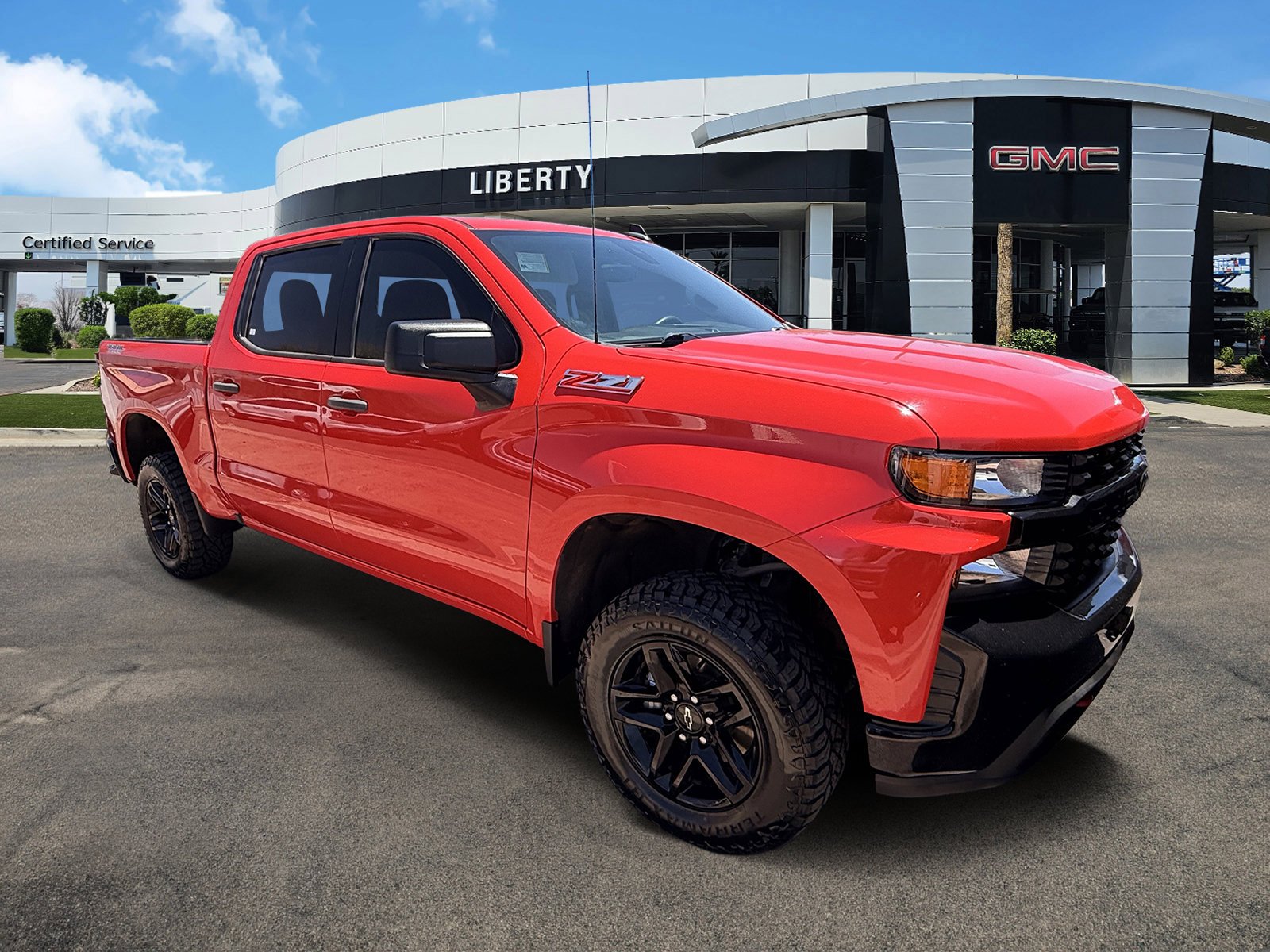 Used 2021 RED HOT Chevrolet Custom Trail Boss image 1