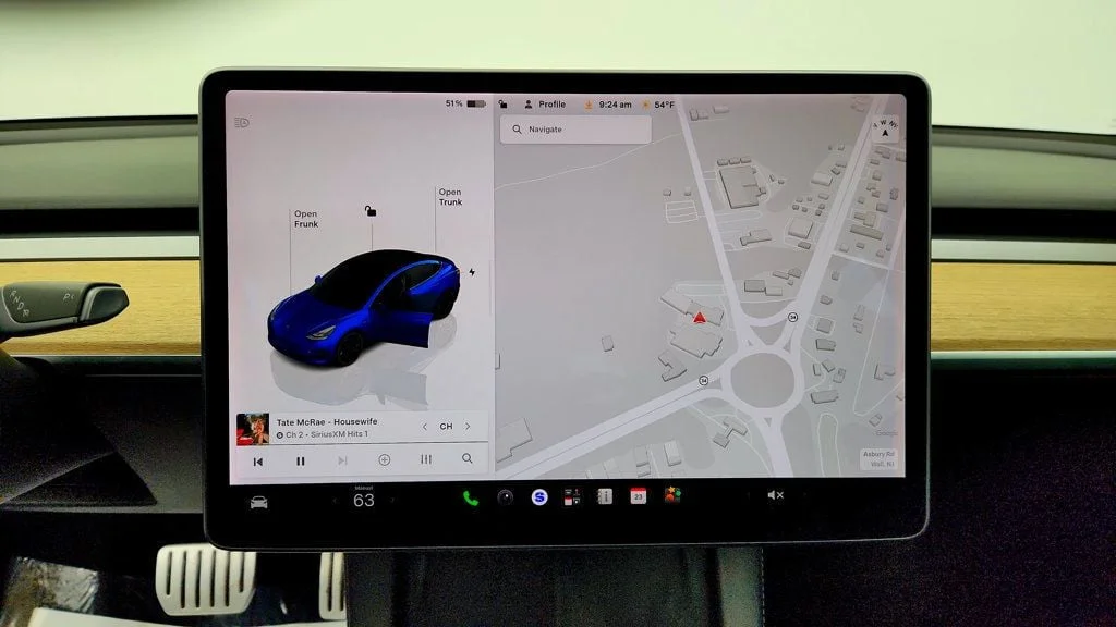 Used 2022 Deep Blue Metallic Tesla Performance AWD image 23