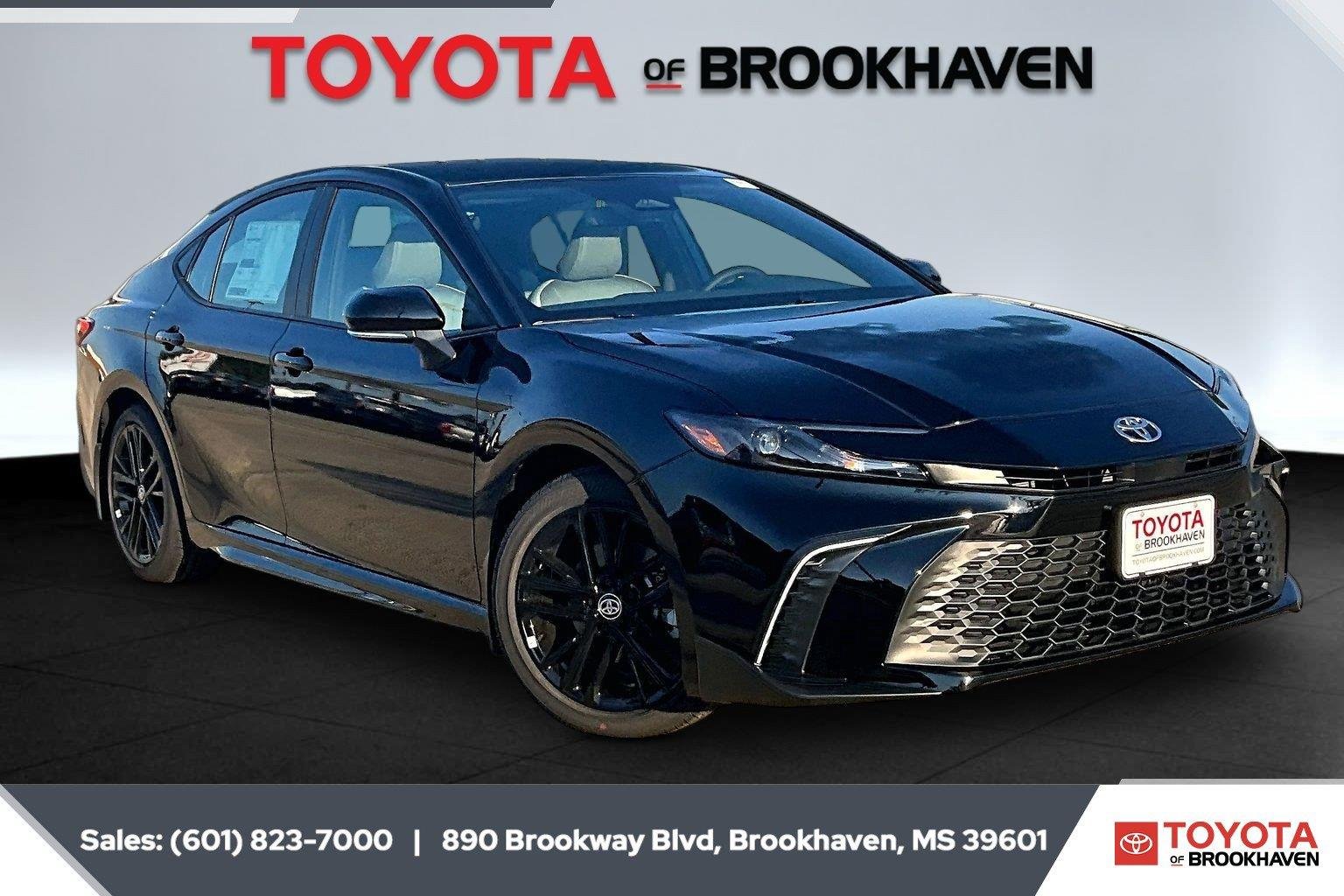 New 2026 Midnight Black Metallic Toyota SE image 1