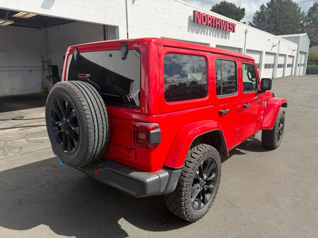 Used 2024 Red Jeep Sahara 4xe image 4