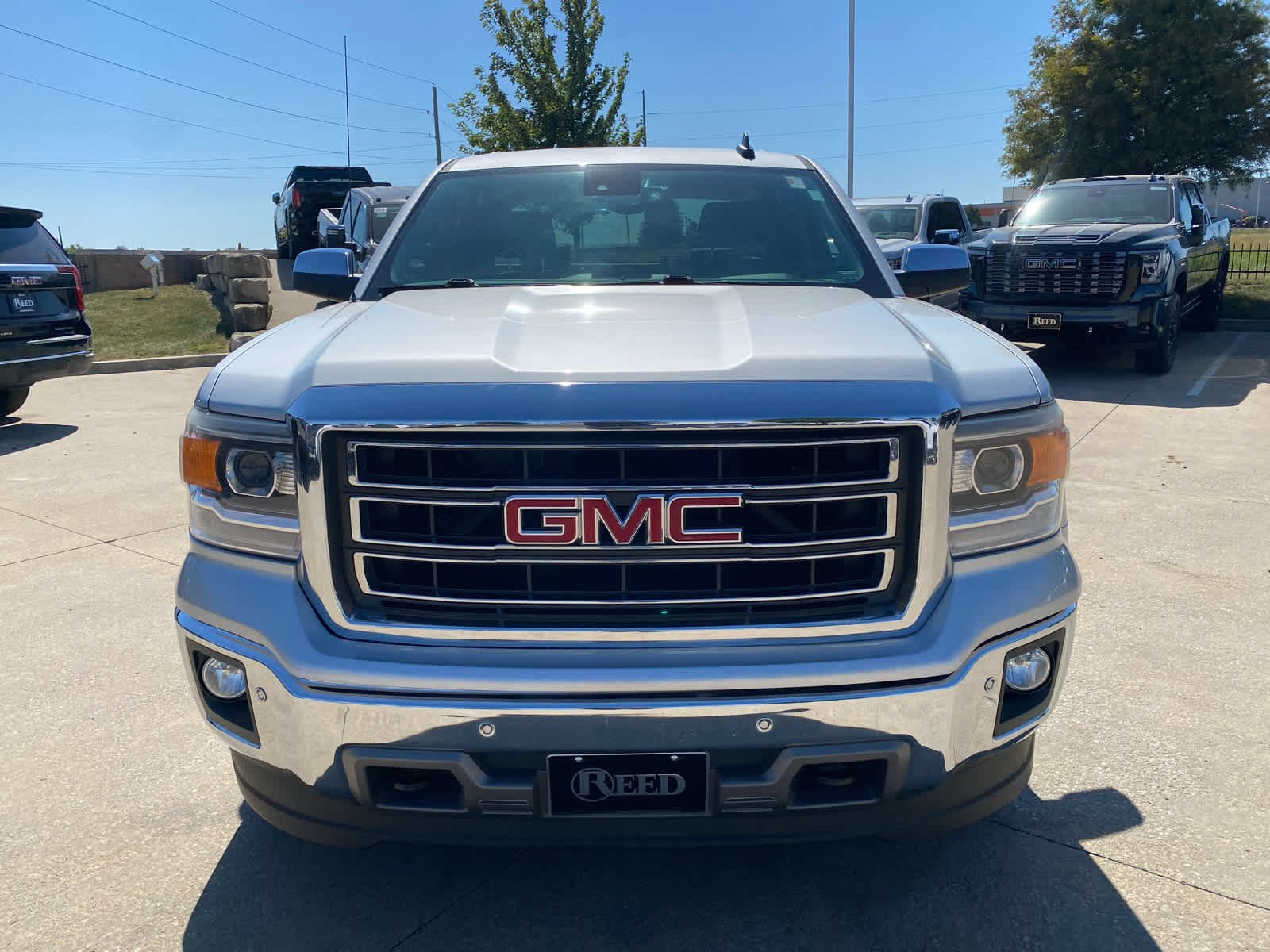 Used 2015 GMC Sierra 1500 SLT with VIN 3GTU2VECXFG408456 for sale in Kansas City