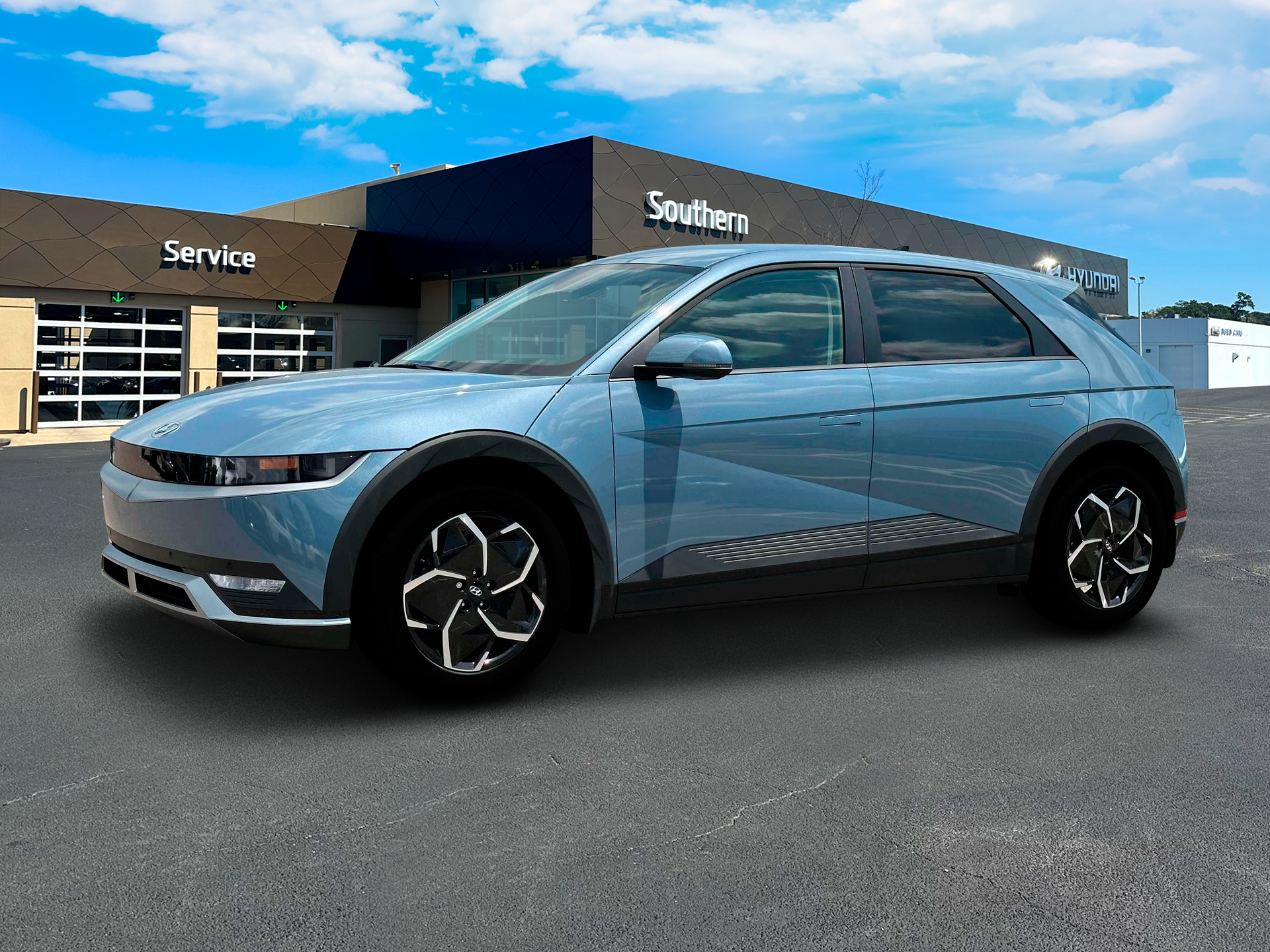 New 2024 Blue Hyundai SEL image 2